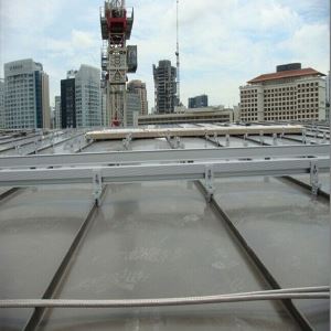 Solar Racking For Stående Seam Roof | Solar Panel Mounting Bracket System | Single Pole Aluminium Solar Panel Mounting System