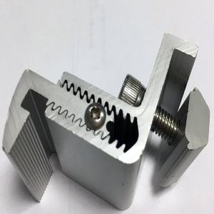 Solar PV Mounting System Type Universal End Clamp, Solar PV Justerbar End Clamp