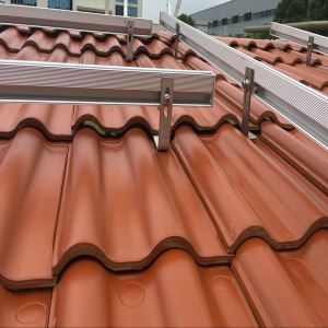 Tile Roof Aluminium Mount PV Solar Panel Bracket / Pitched Roof Solar Racking System / Flat Roof Solar Racking System