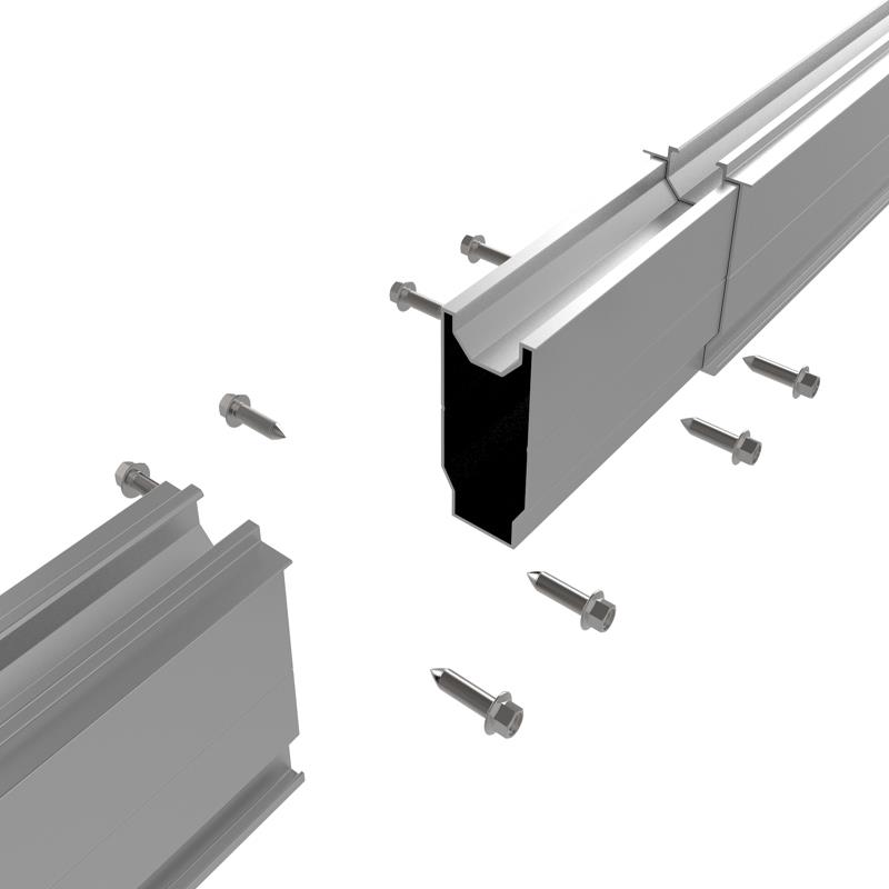 Solar Panel Rail splice For solar panel3