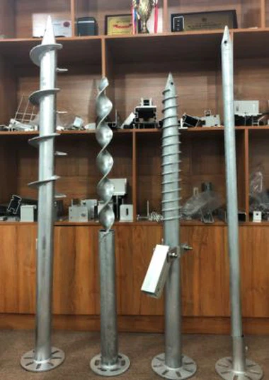 Hot-dip galvanisert Ground Pile Anchor Foundation