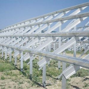 Hot-dip galvanisert C Steel Solar Ground Mounting Racking