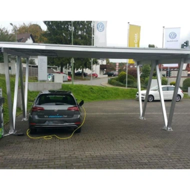Aluminium Solar Photovoltaic Bakken Montert Carport Struktur Stand Facility