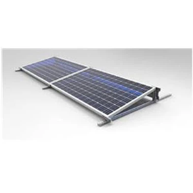 Flattaksballast Montering av solcellepanel