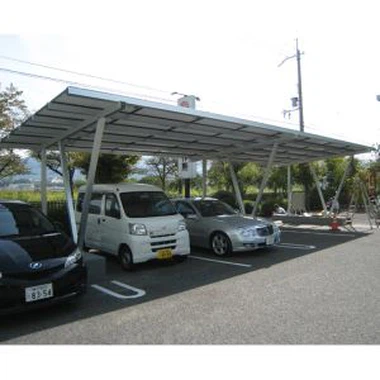Metal Carport For Pv-paneler tak