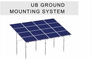 UB jordmonteringssystem for solenergisystem